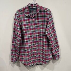 Ralph Lauren Pink, Green, Blue & yellow Plaid Shirt